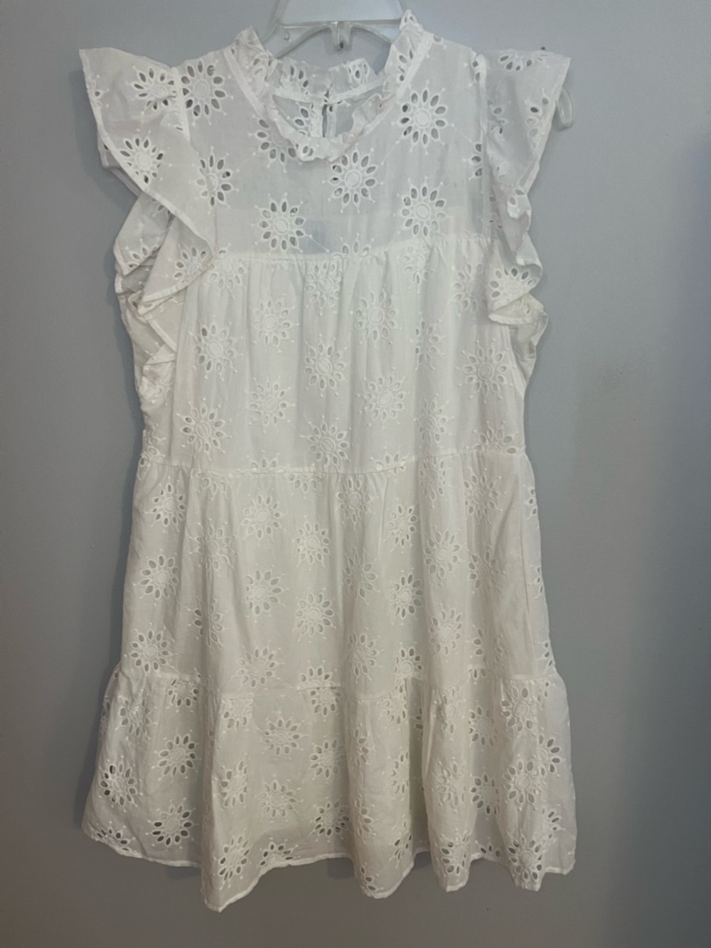 Shop the‎ Mint White Eyelet Dress